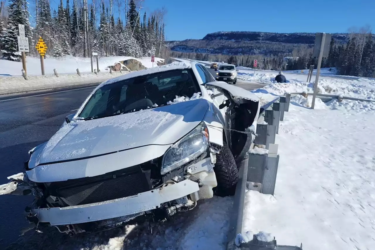 Driver charged after collision with transport truck near Red Rock