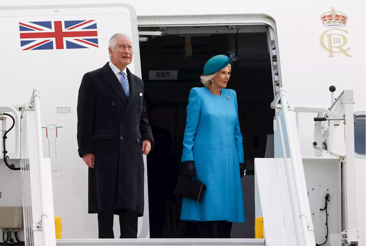 King Charles and Camilla arrive in Germany for first state visit of his reign