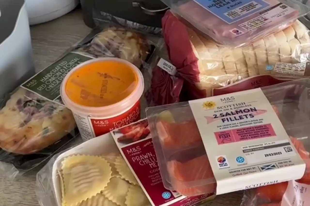 Mum swaps Tesco for M&S to do weekly food shop & got way more for her money