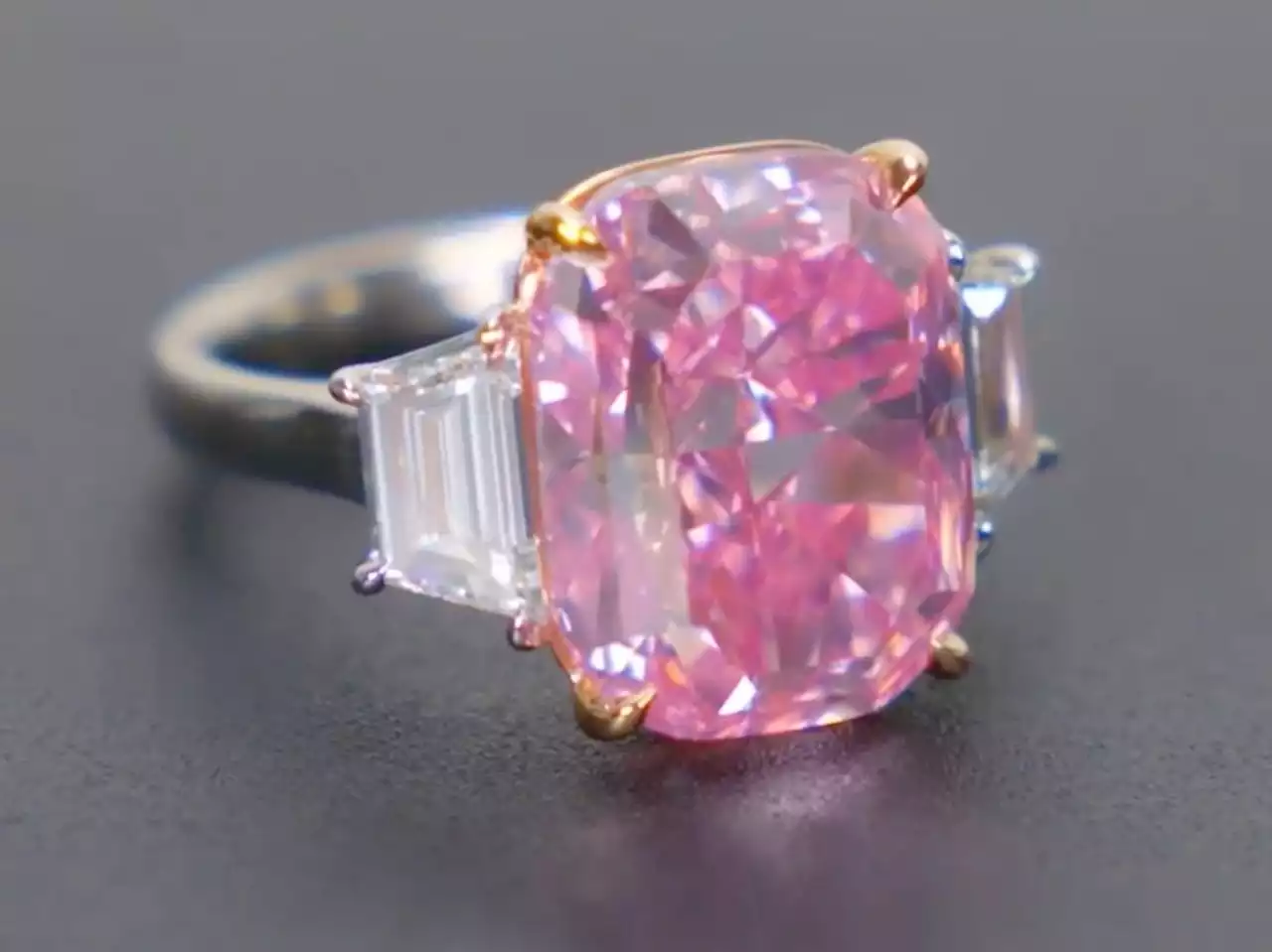 Rare pink diamond goes to auction for more than US$35 million