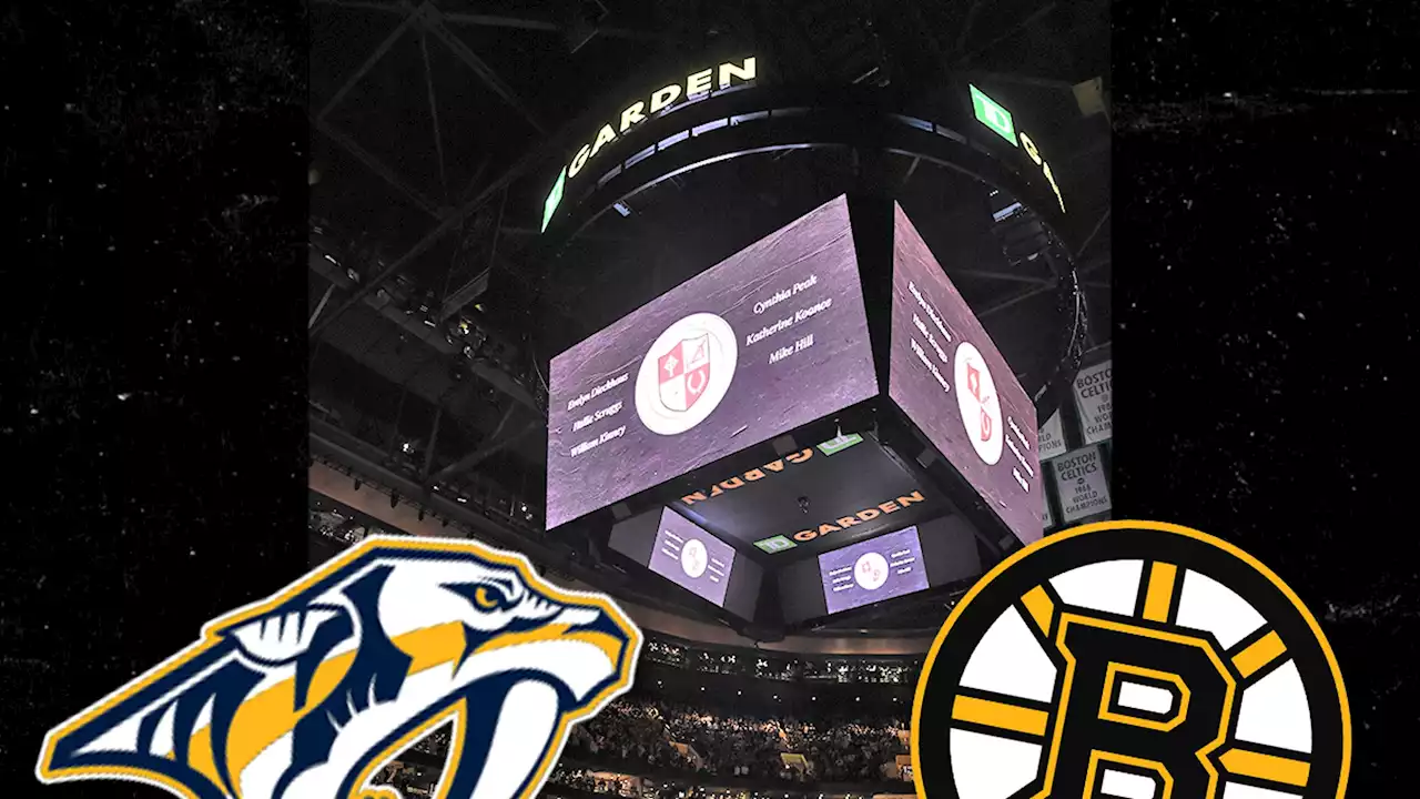 Predators, Bruins Honor Nashville Shooting Victims Before Game In Boston