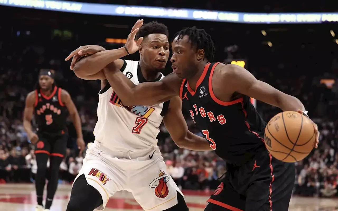 Raptors outmuscle a depleted Heat squad to maintain hold on eighth place in the East