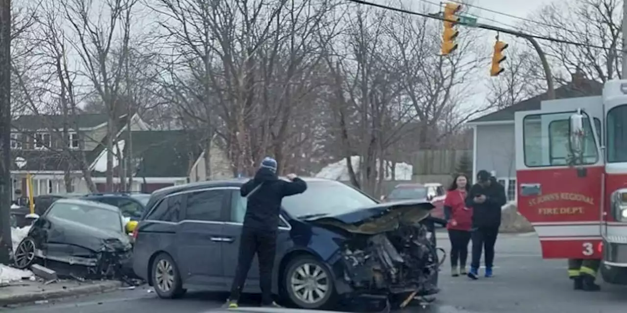 Crash Ties Up Traffic at Major St. John’s Intersection