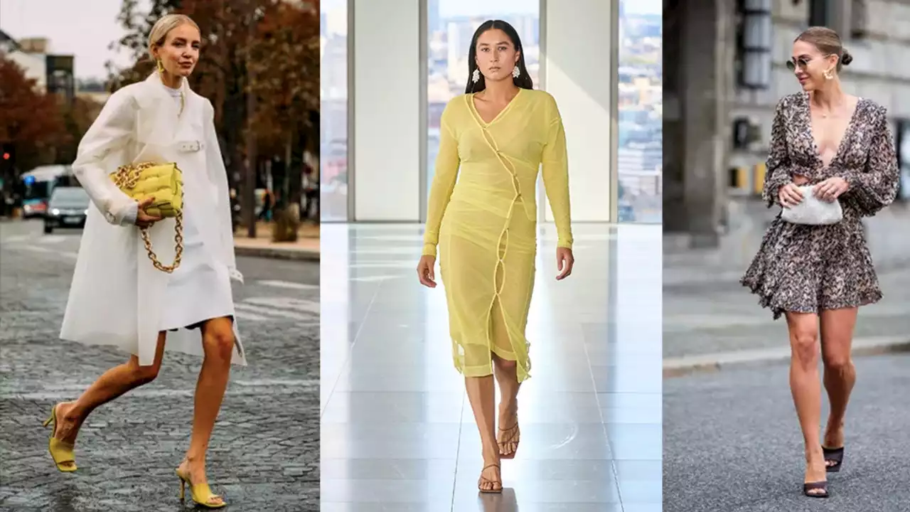 Las MÁS elegantes saben cómo vestir con estilo: con sandalias mules de tacón y vestidos