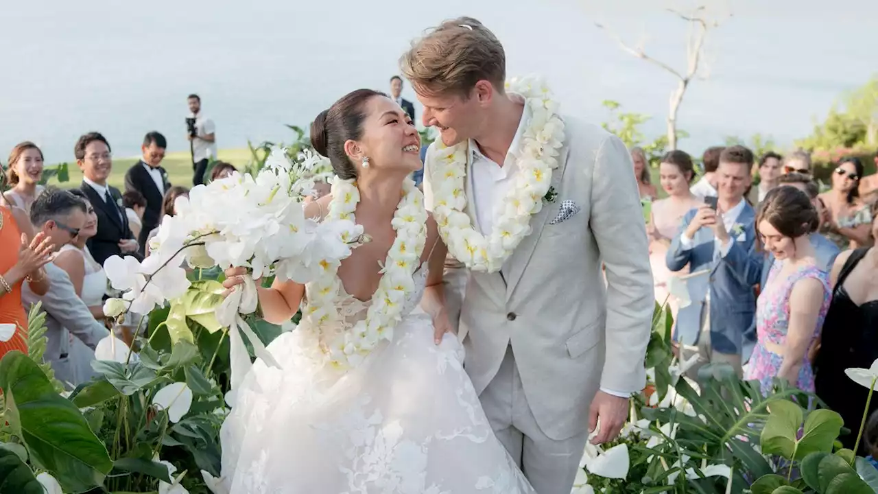 A Garden Wedding in Bali Under the Frangipani Trees