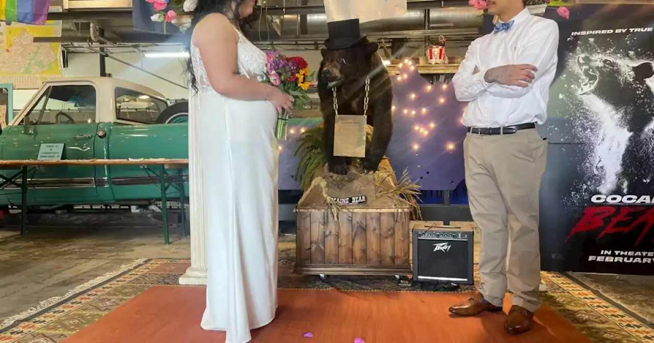 'Cocaine Bear' officiates Kentucky wedding