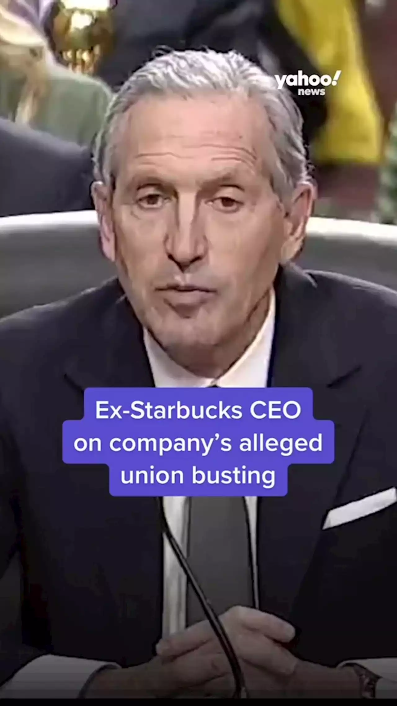 Former Starbucks CEO Howard Schultz testifies before Congress about unionization response