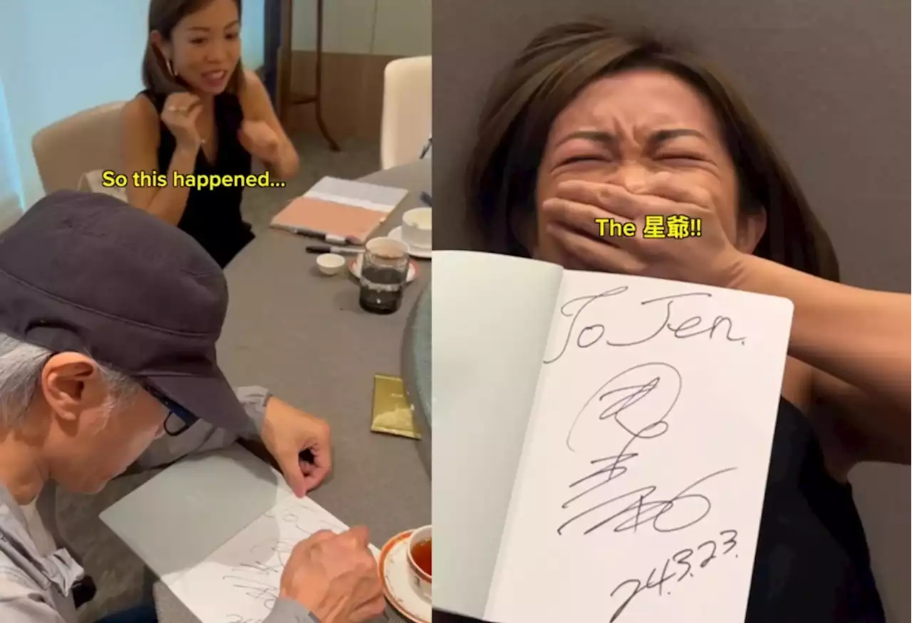 Malaysian influencer Jenn Chia meets Stephen Chow thanks to support from her fans