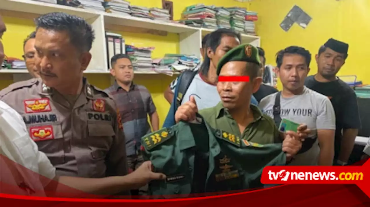Tipu Warga Hingga Puluhan Juta, TNI Gadungan Diringkus Polres Kerinci