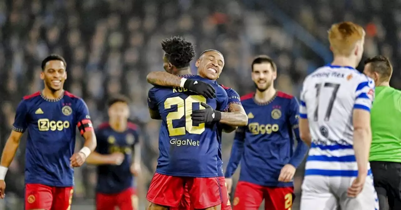 Ajax boekt ruime zege in Doetinchem en meldt zich in halve finale KNVB Beker