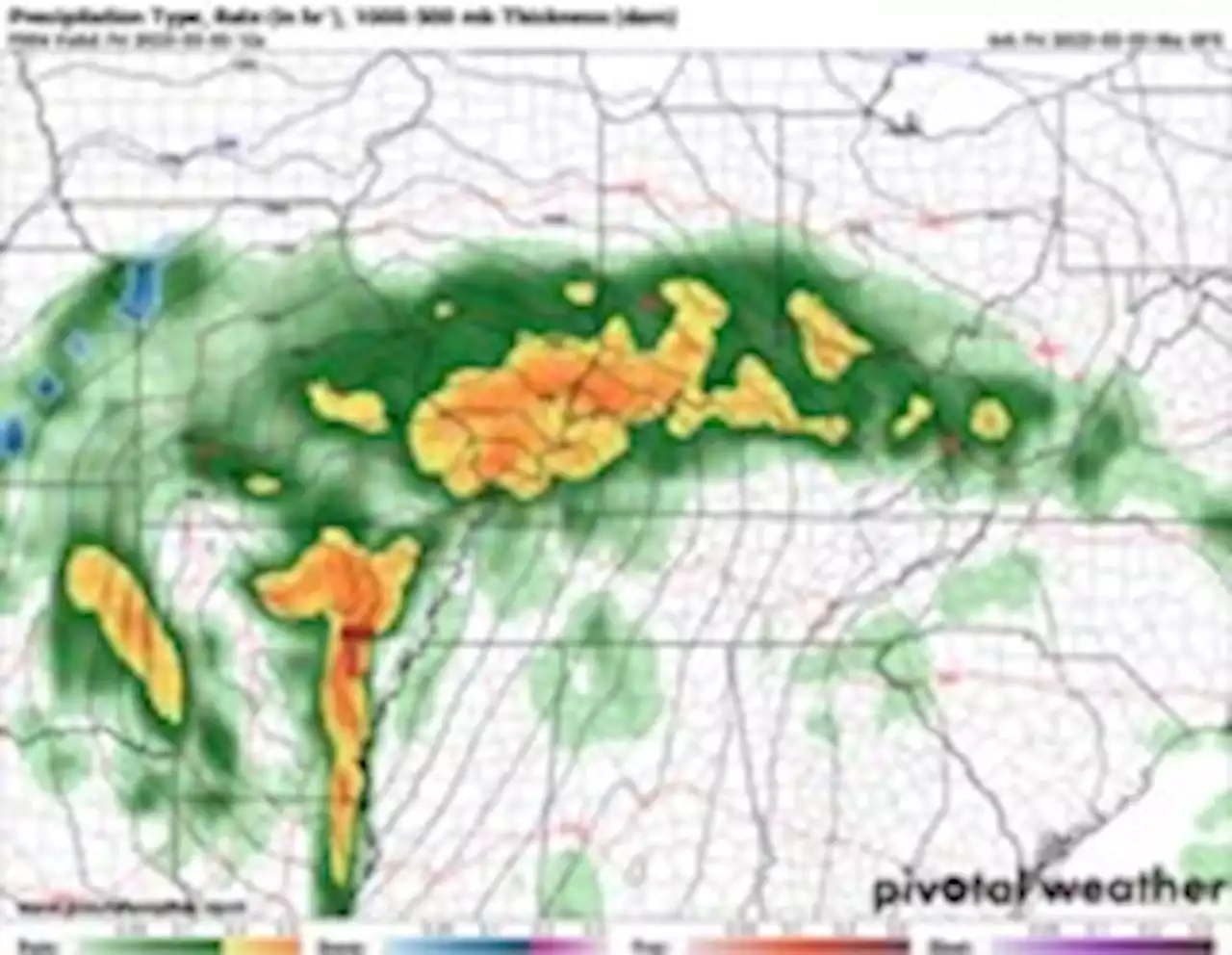 After lashing Texas and Arkansas, powerful storm system is sweeping eastward