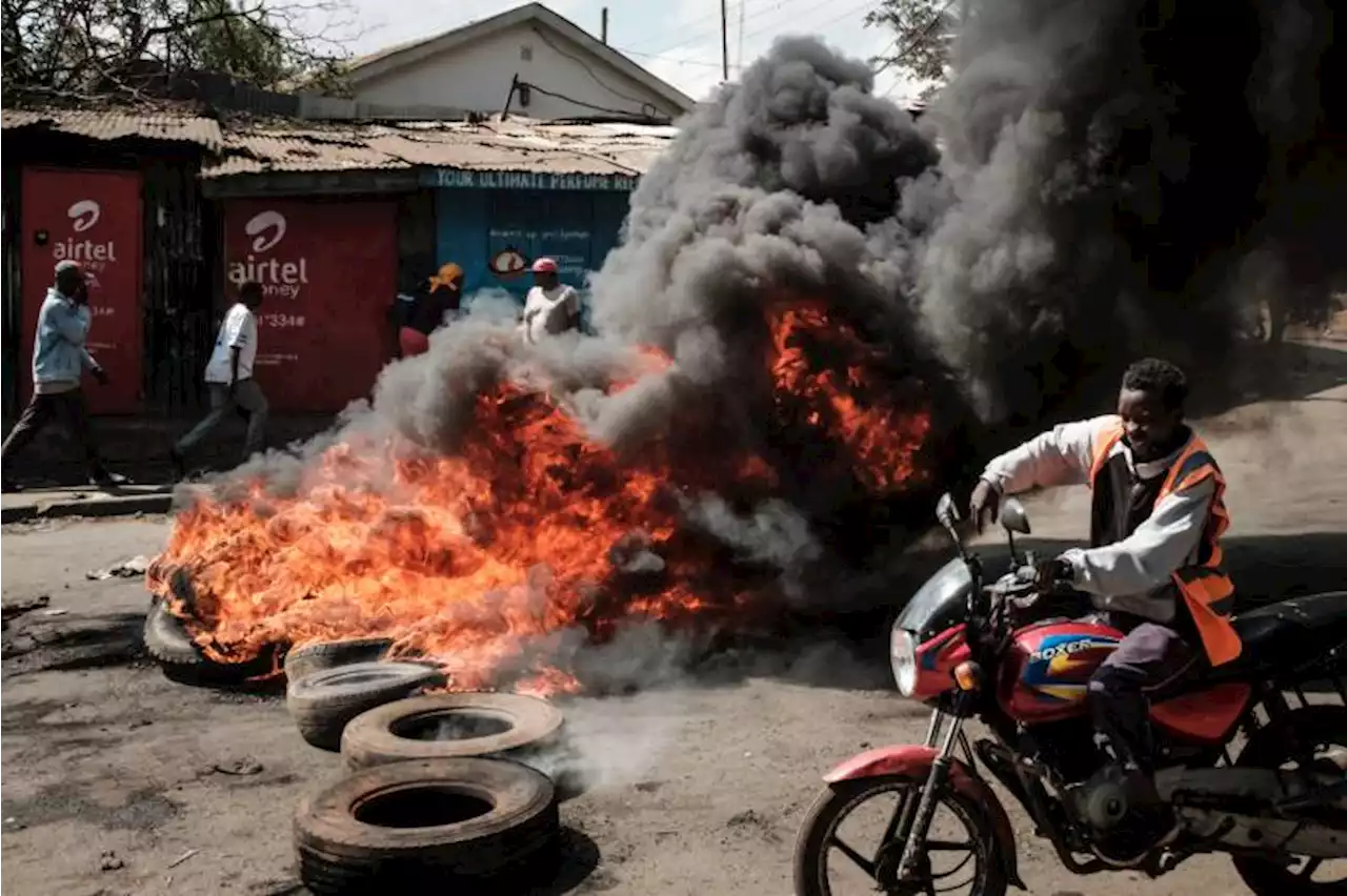 Sporadic clashes in Kenya on third day of protests