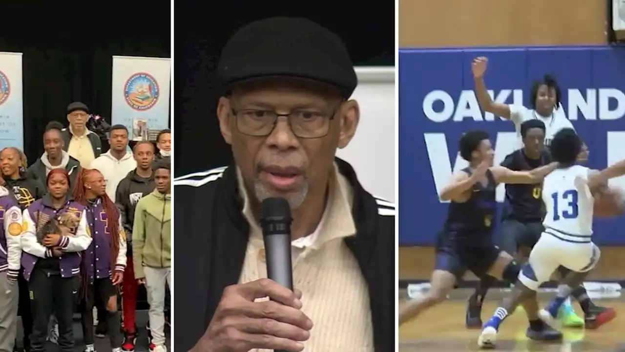 NBA legend Kareem Abdul-Jabbar's important message for Oakland's 2 state champion basketball teams