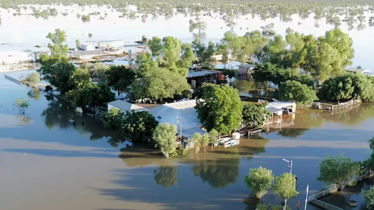 Residents consider future after historic outback town 'wiped off the map' by flooding