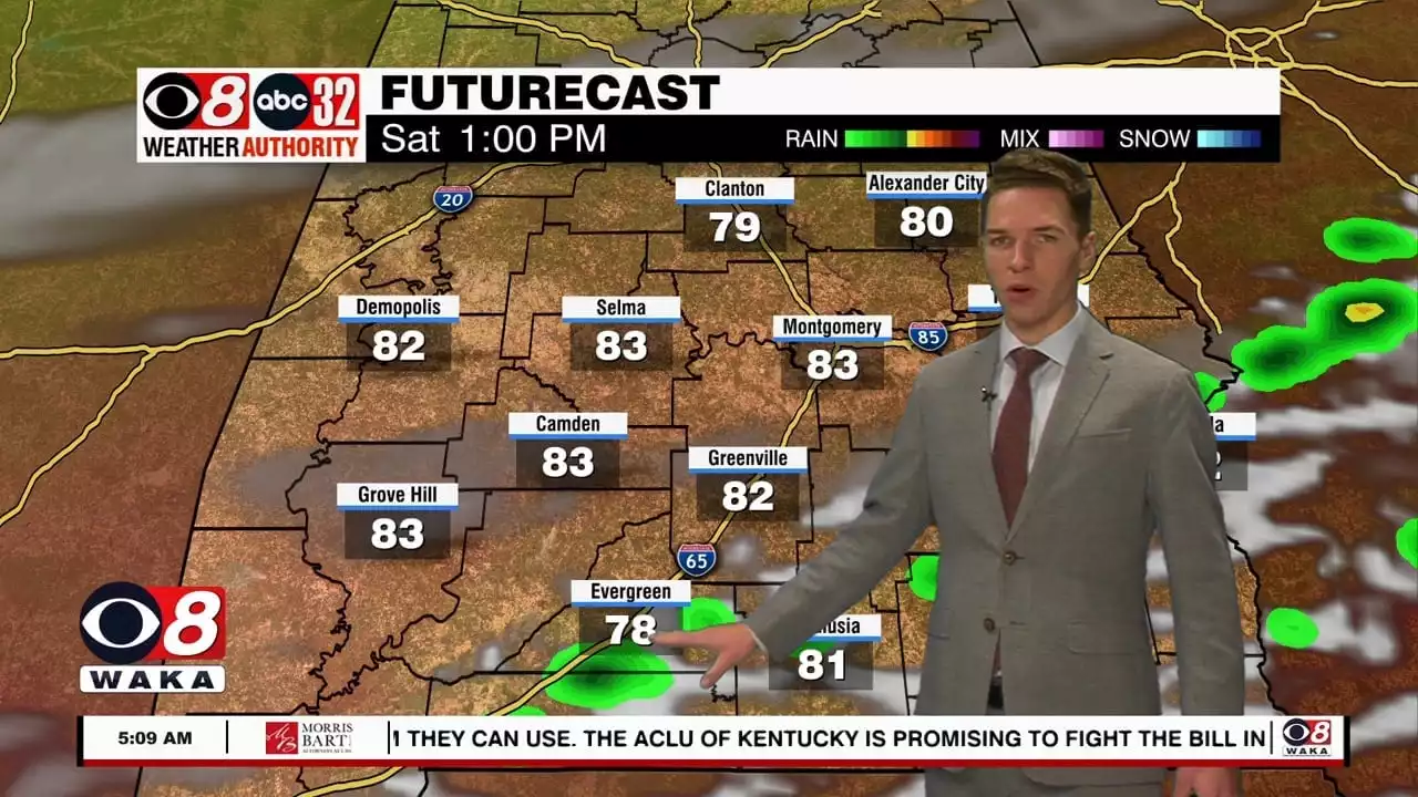 Mainly Sunny Thursday; Clouds Increase, Warmer Friday - Alabama News