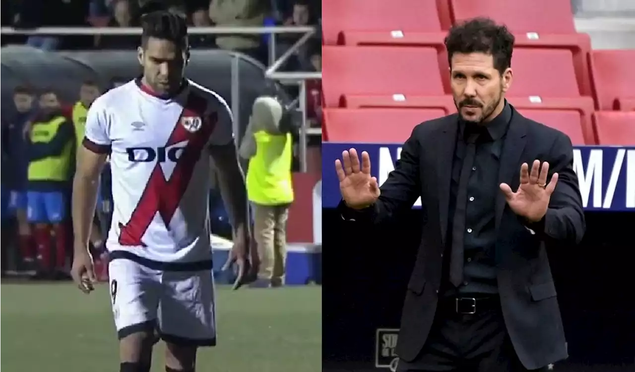 Falcao está lejos de seguir en España: uno de los Simeone lo condenaría en el Rayo Vallecano