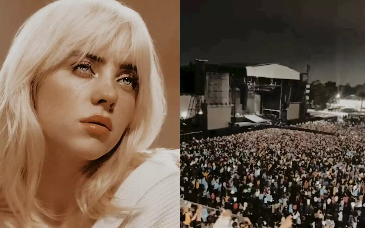 Videos | Billie Eilish pospone concierto en Foro Sol por fuertes lluvias