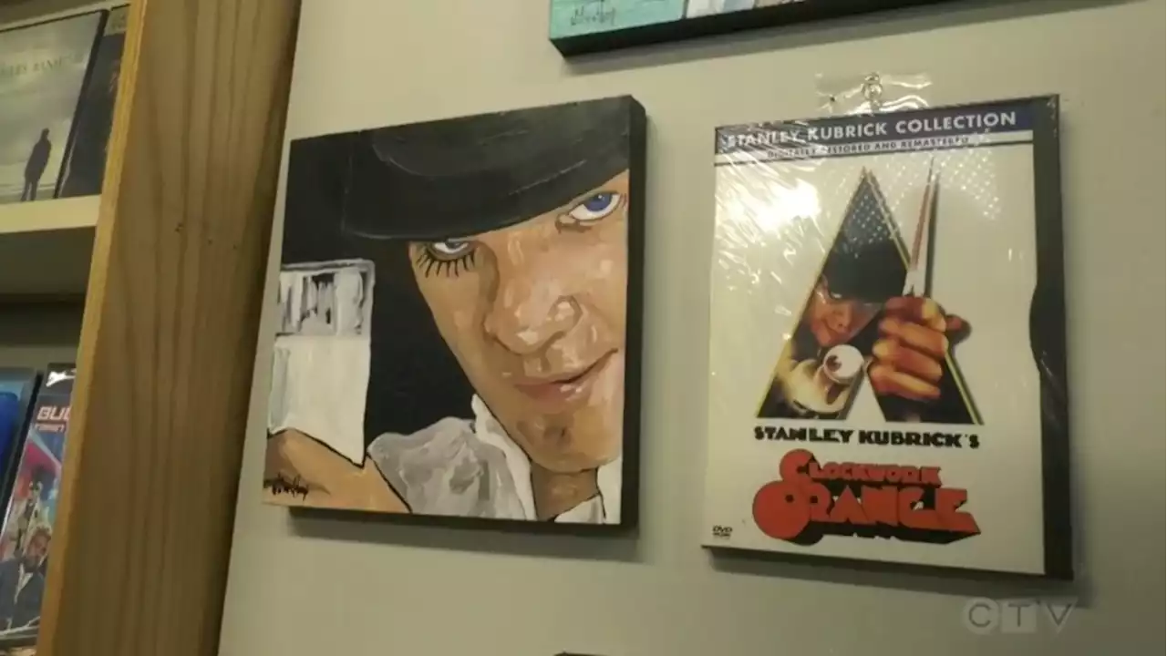 Victoria video store teaming up with island artist for movie portrait exhibit