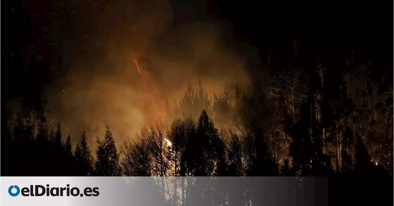 El incendio en la montaña de Lugo ya alcanza las 1.100 hectáreas calcinadas