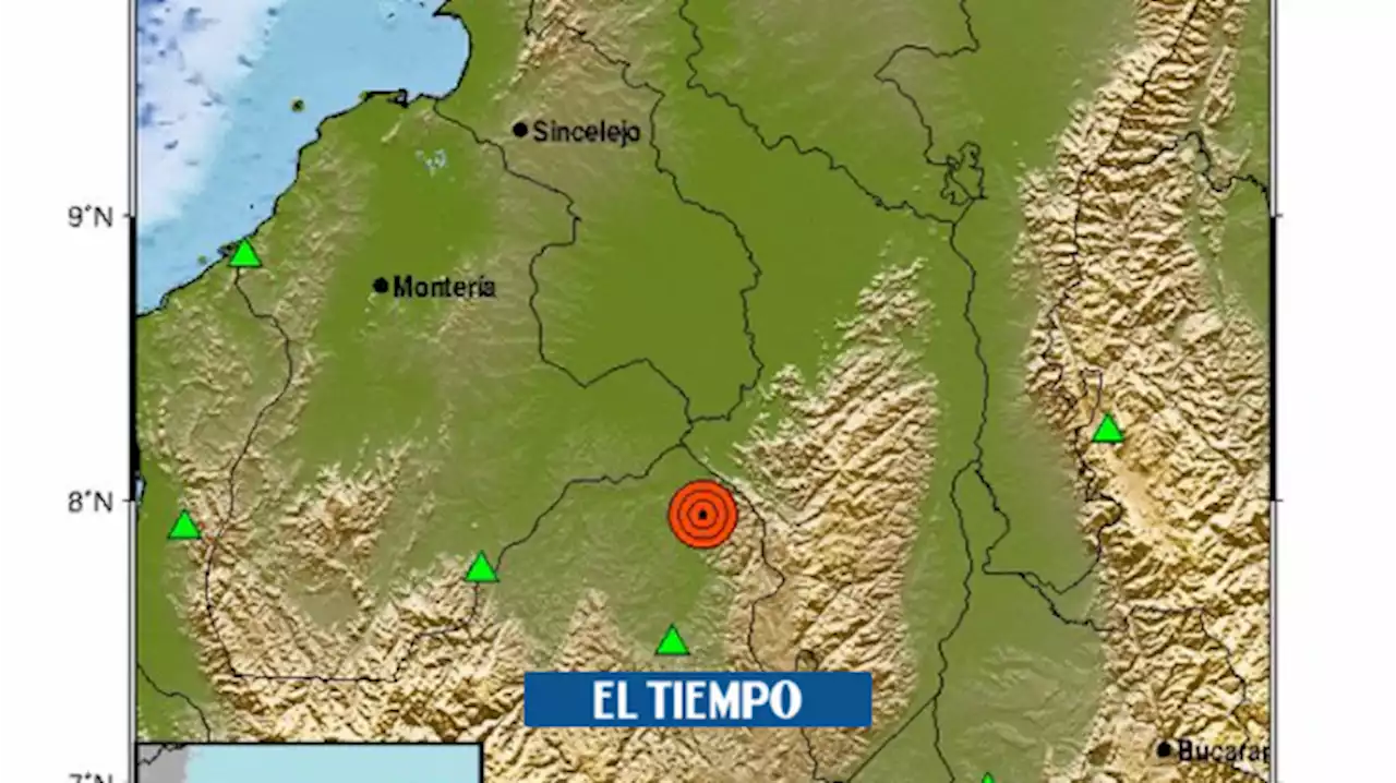 Fuerte temblor de 4.4 grados en El Bagre, Antioquia