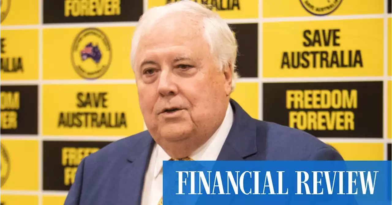 Clive Palmer launches $300b claim against Australia