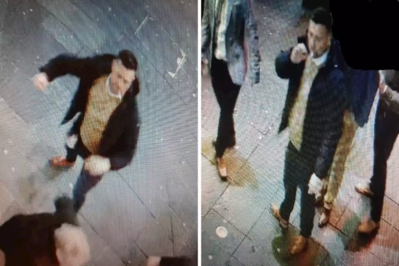 Cops release CCTV images after incident in city centre lane