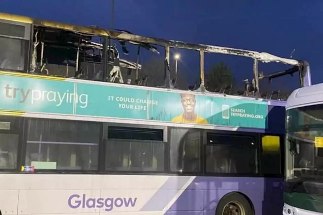 Glasgow bus torched near major shopping centre 'putting lives at risk'