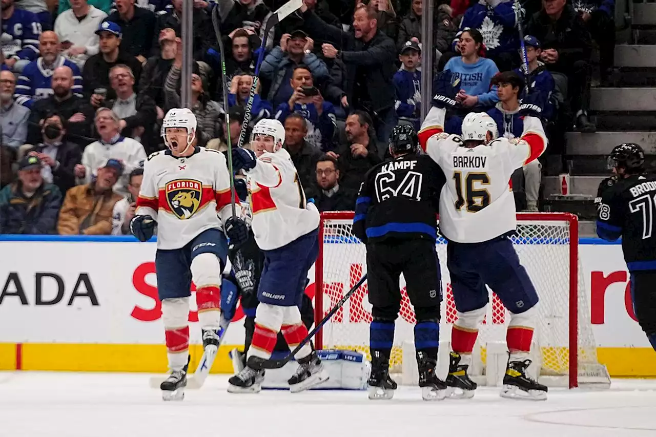 Panthers keep playoff hopes alive with dramatic overtime victory over Maple Leafs