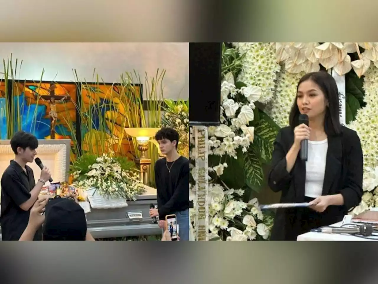 Sparkle stars and executives, nakiisa sa misa at eulogy para kay Andrei Sison