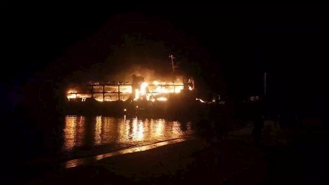 Two dead after fire hits passenger vessel off Basilan