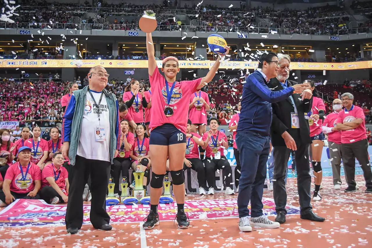 Creamline’s Tots Carlos wins third PVL MVP award