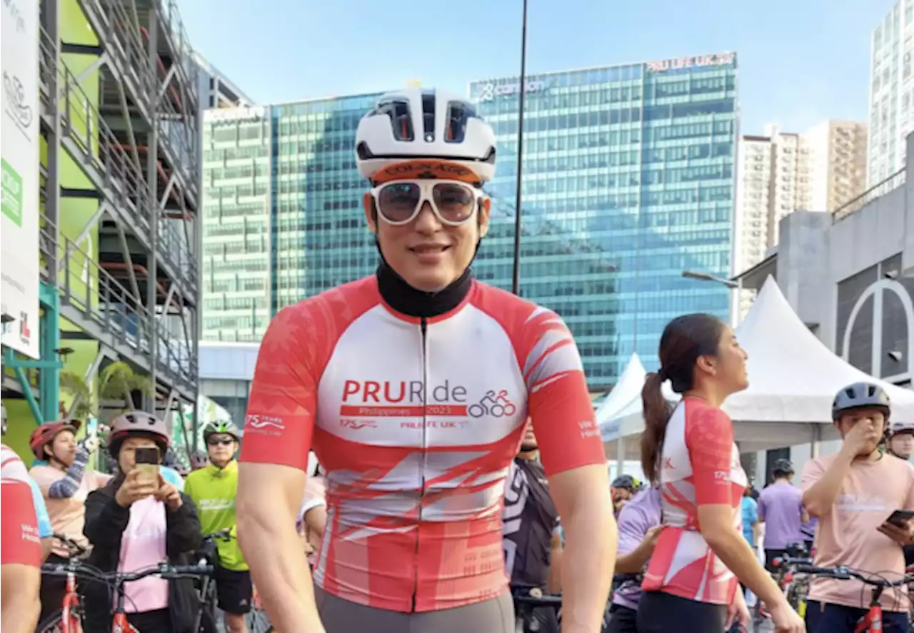 For Zoren Legaspi, cycling keeps him grounded