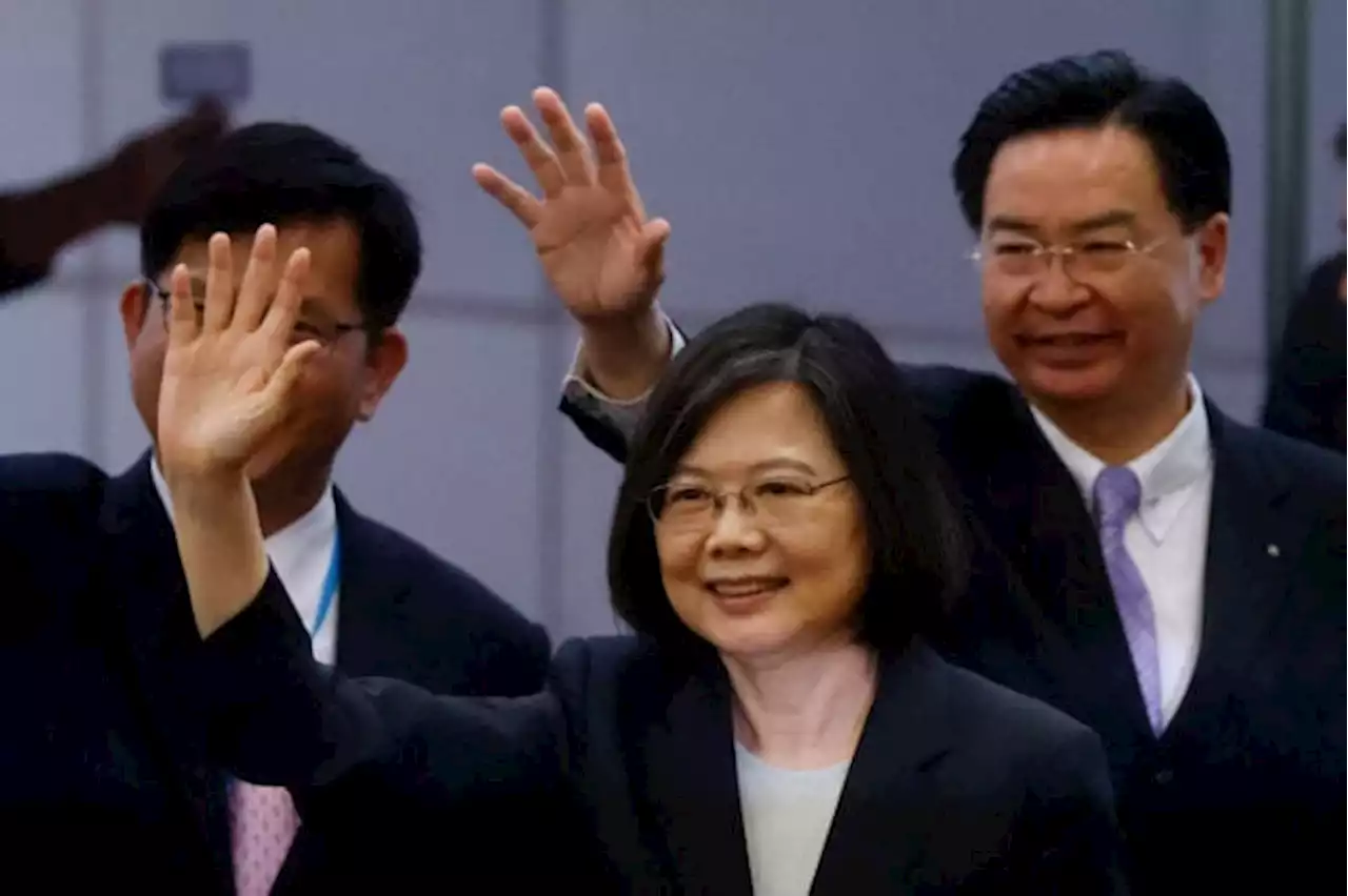 Taiwan president starts sensitive U.S. stopover; China warns against meetings