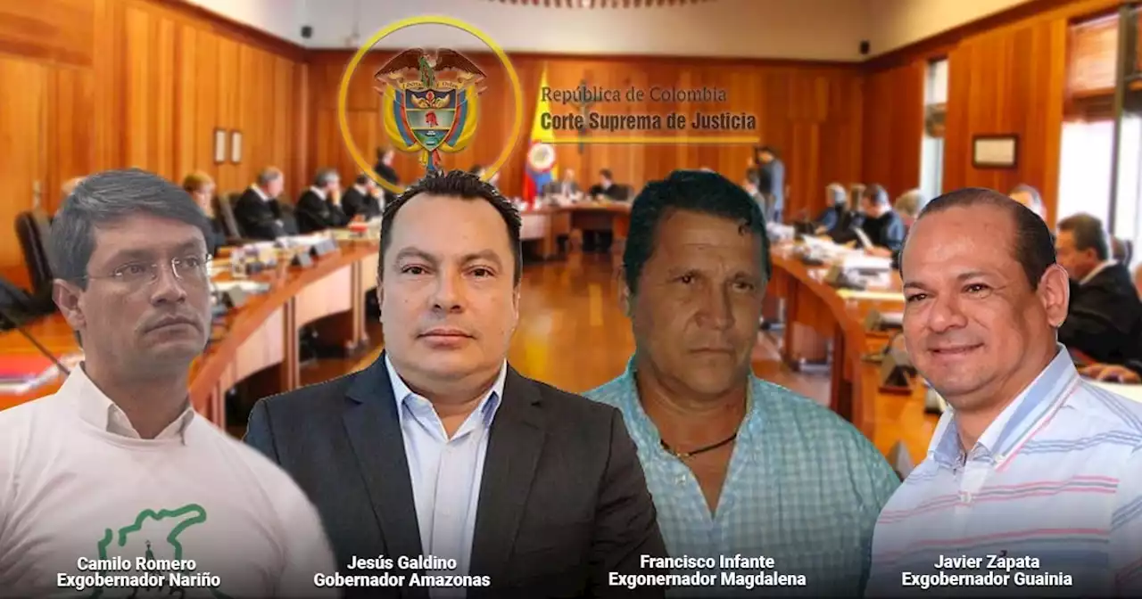 Nueve exgobernadores en el banquillo de la Corte Suprema