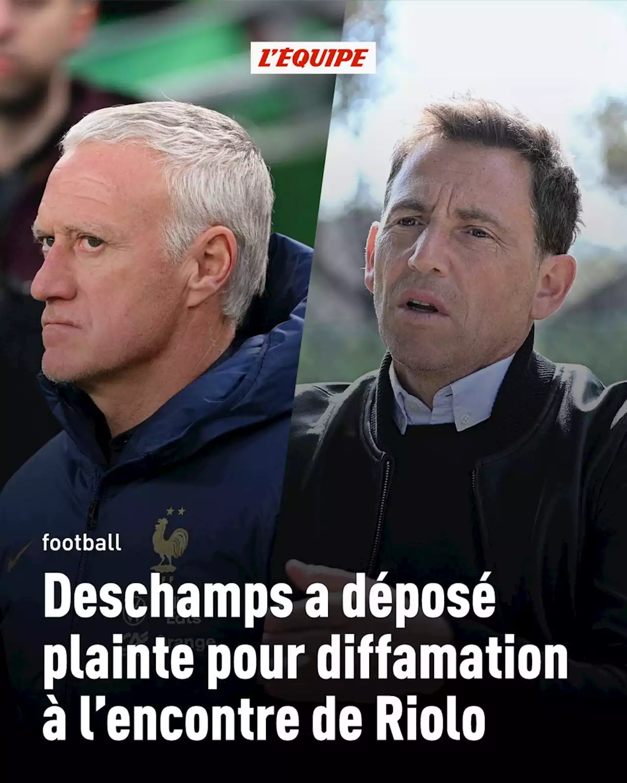 Didier Deschamps a déposé plainte à l'encontre de Daniel Riolo pour diffamation