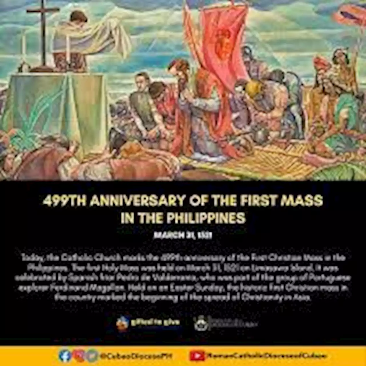 1st Christian mass in PH remembered on March 31