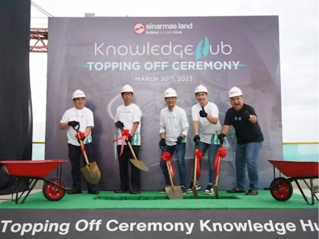 Gedung Knowledge Hub Tutup Atap, Operasional Ditargetkan Awal 2024