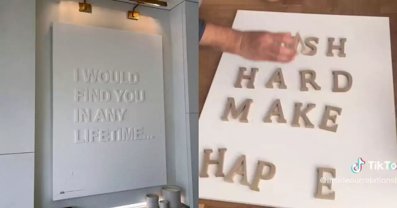 Hobbycraft shoppers 'love' £1.50 wall art idea that's 'better than Molly-Mae's'