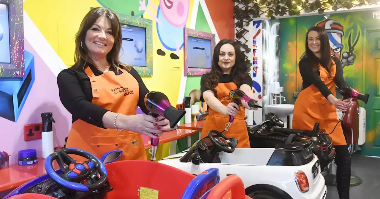 Inside new Nottingham hair salon with sit-in cars and TV screens