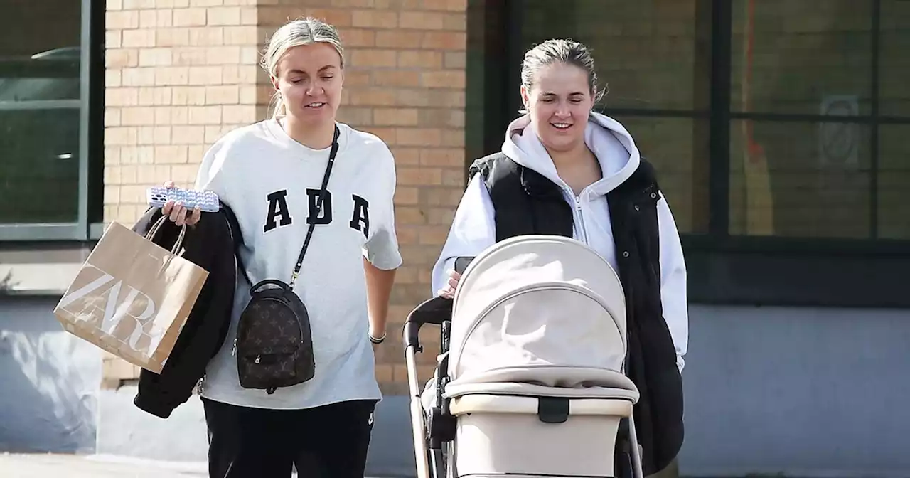 Molly-Mae goes make-up free for shopping trip with sister Zoe and baby Bambi