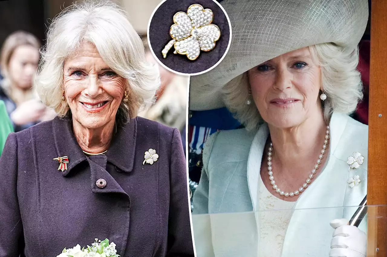 Queen Consort Camilla brings back brooch from William and Kate’s wedding