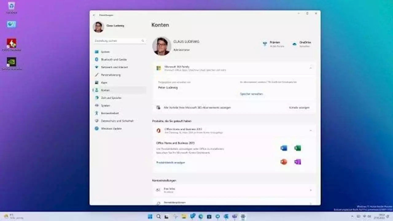 Windows 11: Startmenü mit Onedrive-Werbung kommt