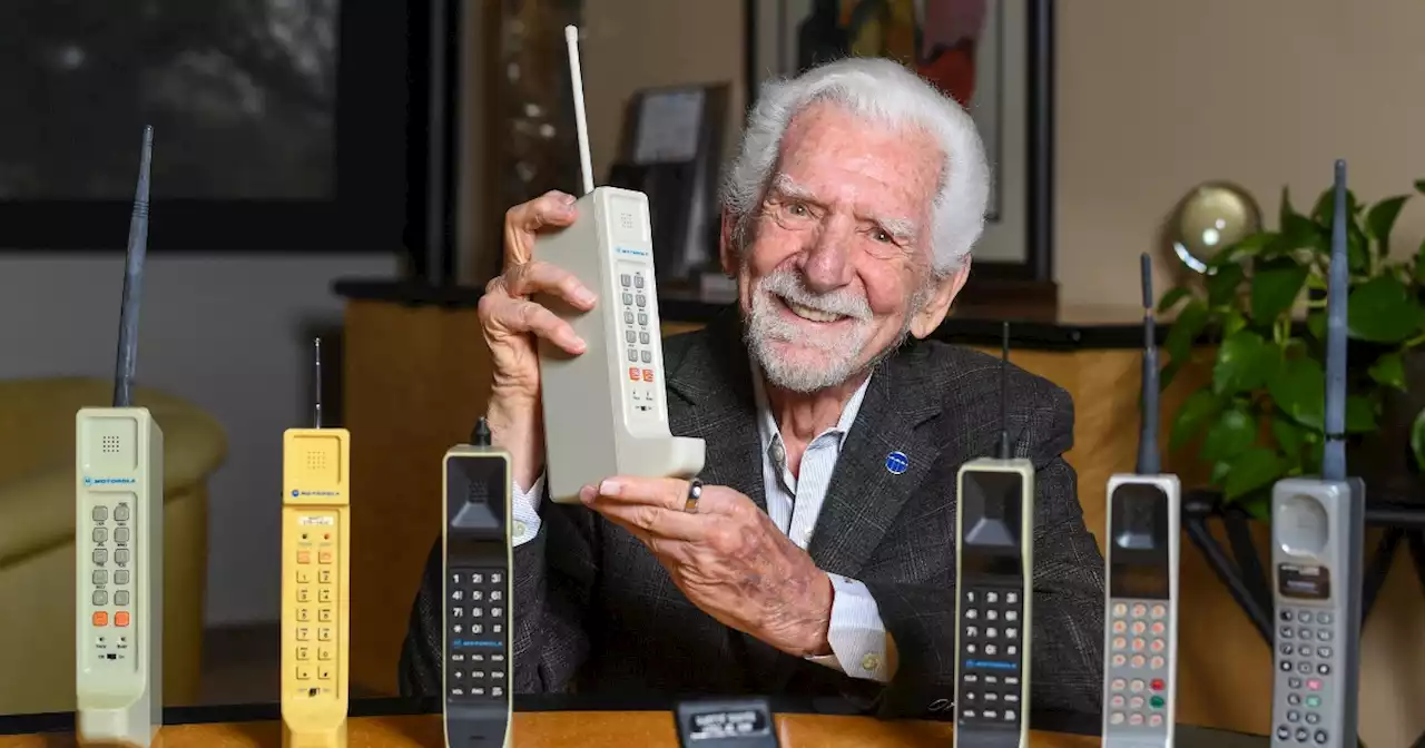 Take your eyes off your mobile phone, says inventor, 50 years on