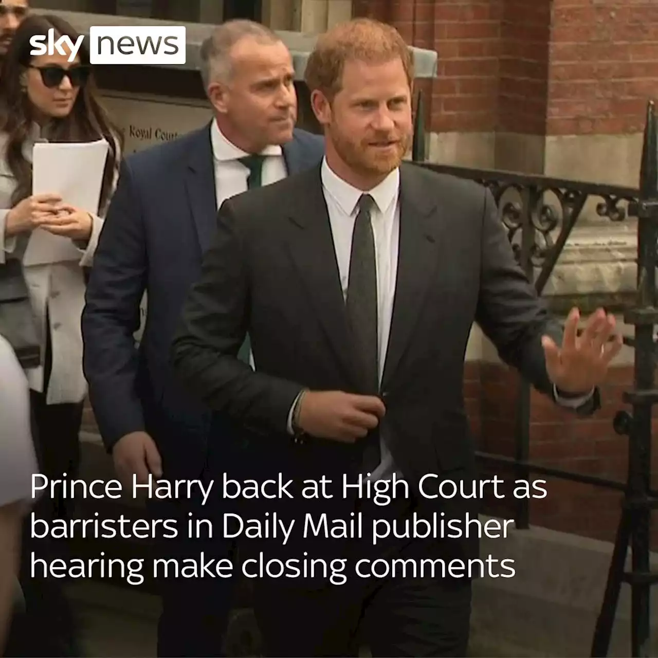 Prince Harry case - latest: Harry back at High Court as barristers in Daily Mail publisher hearing make closing comments to judge