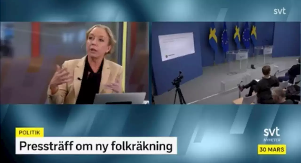 Regeringen och SD håller pressträff om folkräkning