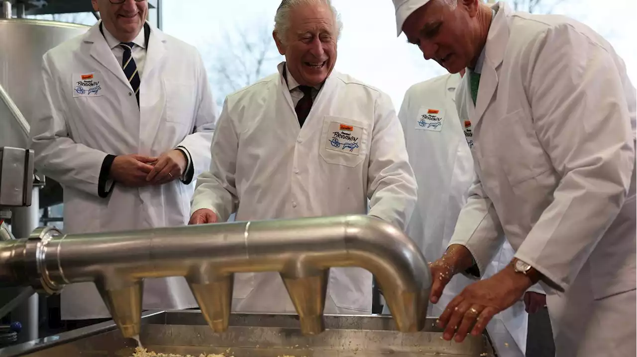 Charles III. unterwegs in Brandenburg: Unwetter bringt Protokoll des königlichen Besuchs in Brodowin durcheinander