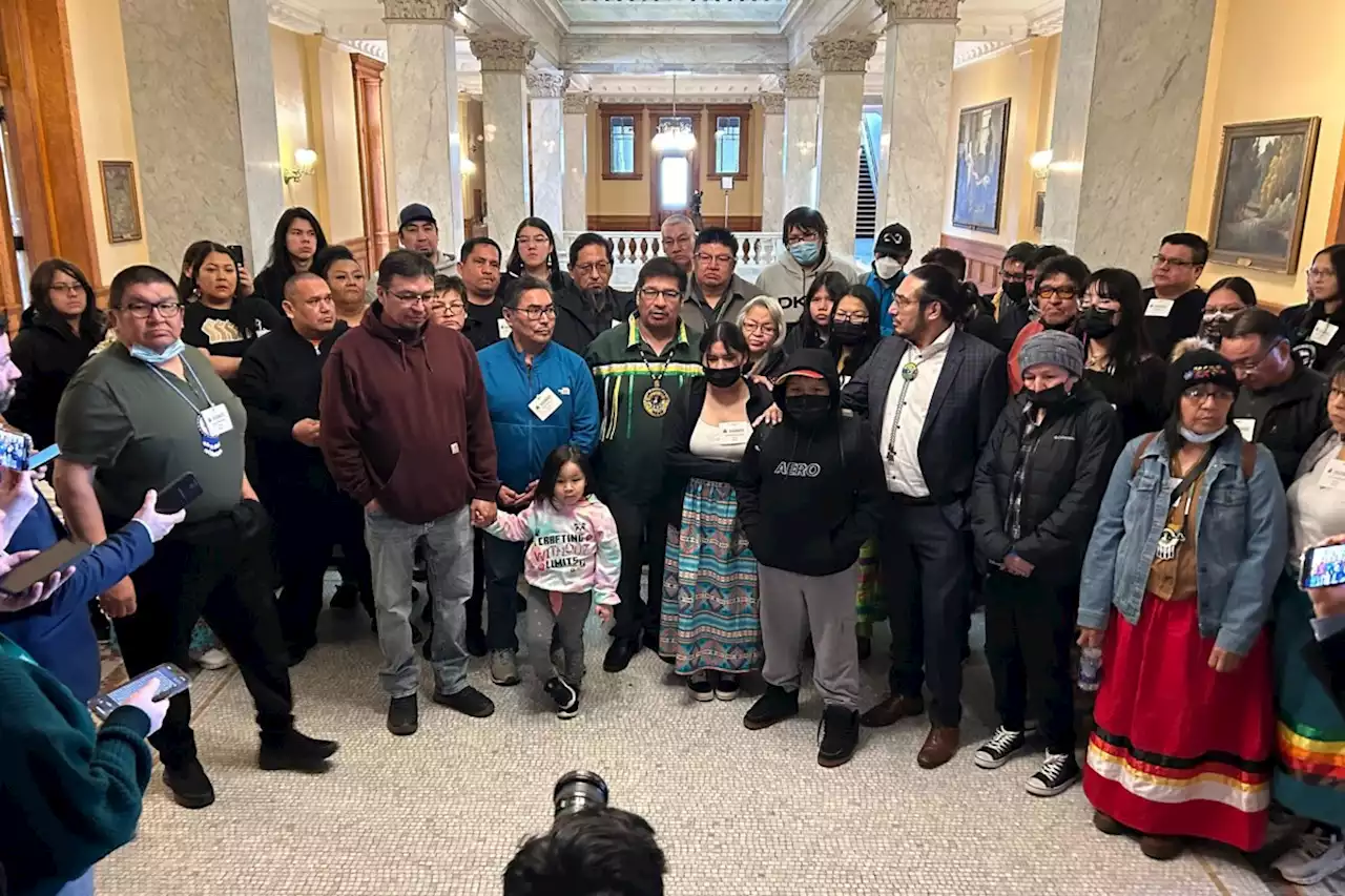 First Nations leaders removed from legislature after protesting mining development