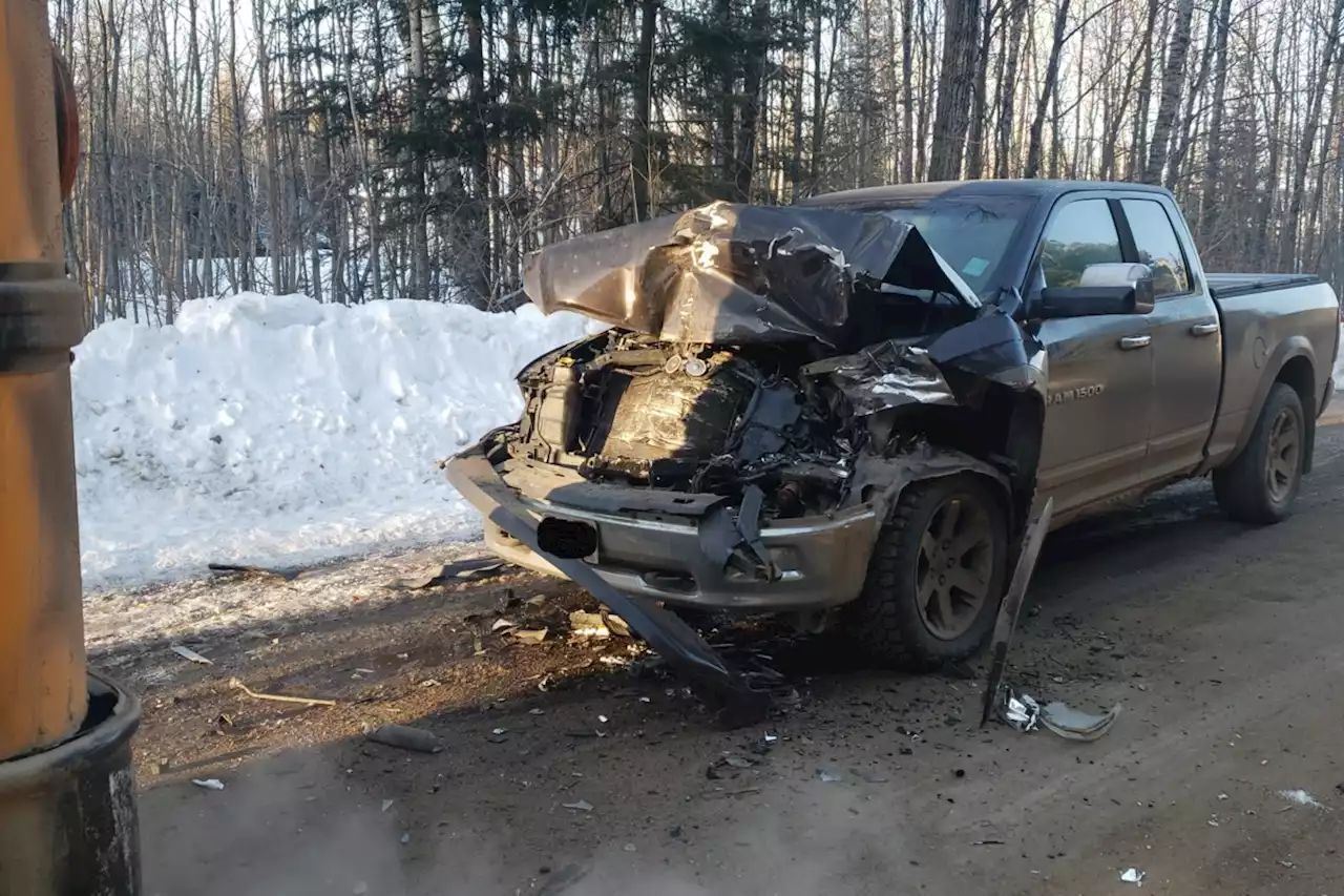 School bus, truck involved in morning collision