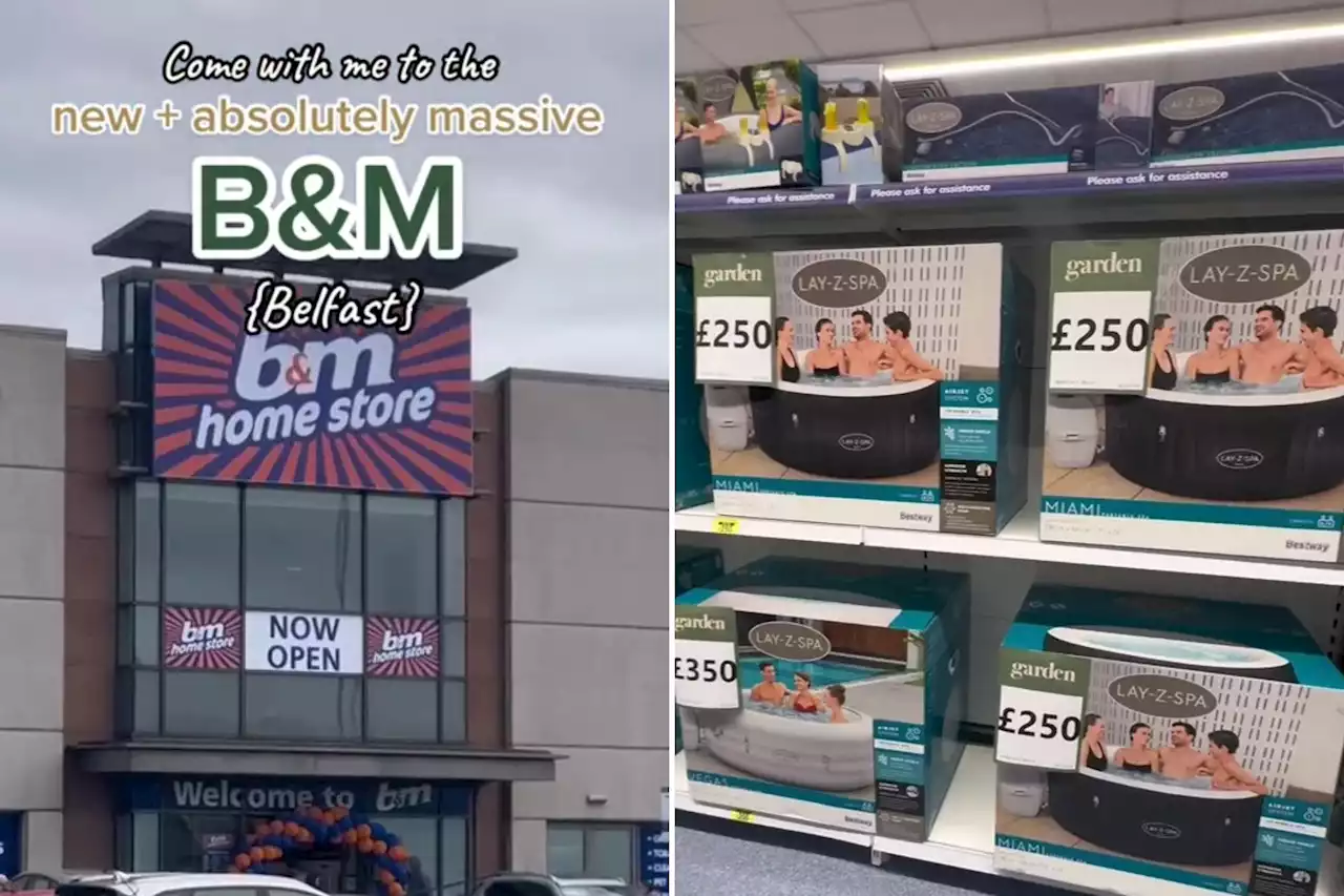 I went to a brand-new B&M & it was MASSIVE - there's absolutely everything in it