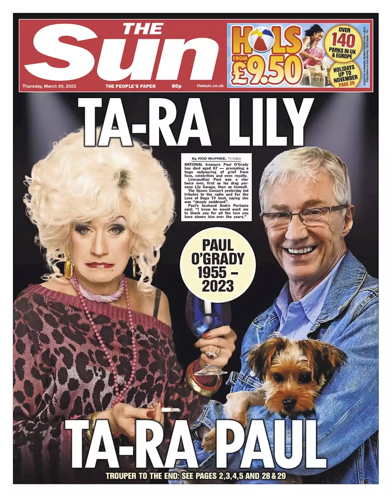 Paul O’Grady died after taking on ‘exhausting' amount of work following BBC axe